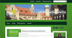 Desktop Screenshot of gruene-braunschweig.de