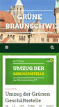 Mobile Screenshot of gruene-braunschweig.de